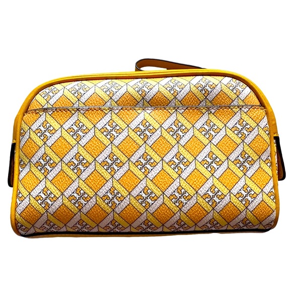 NWT Tory Burch Lemon Drop Geo Logo Wristlet/clutch - Picture 2 of 7